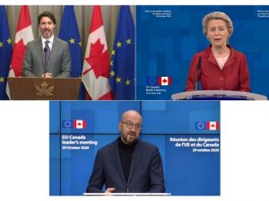 EEN-Canada’s Acknowledgment at the Virtual meeting between EU’s and Canada’s Leaders!