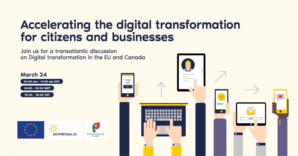 Accelerating the digital transformation for citizens and businesses – European and Canadian perspectives